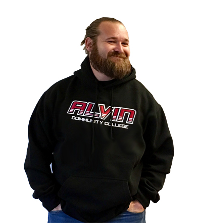 Alvin Black Hooded Pullover