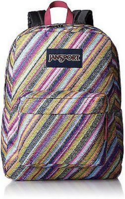 jansport striped backpack