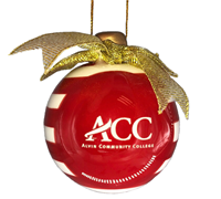 ACC Ceramic 3D Christmas Bulb Ornament