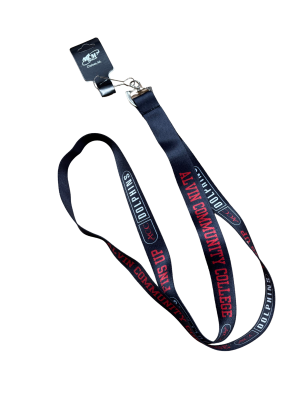 ACC Lanyard Black & Red