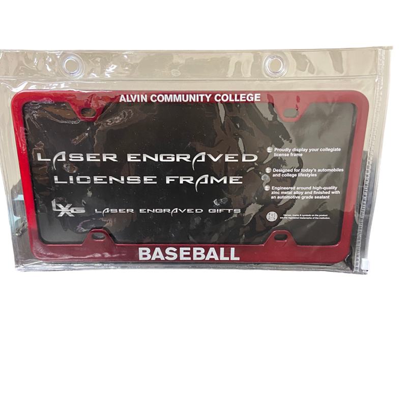 License Plate Frame Baseball (SKU 103521681060)