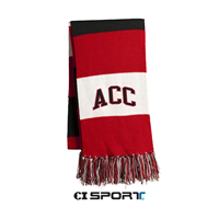 Scarf Sport Tek Spectator Red White Black
