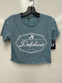 Women's Stonewashed Crop Top