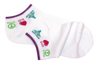 Socks Peace Love Nursing