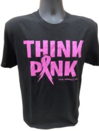Tshirt Black Think Pink